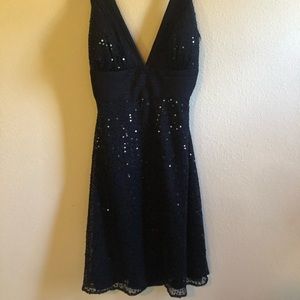 Sequin Black Dress